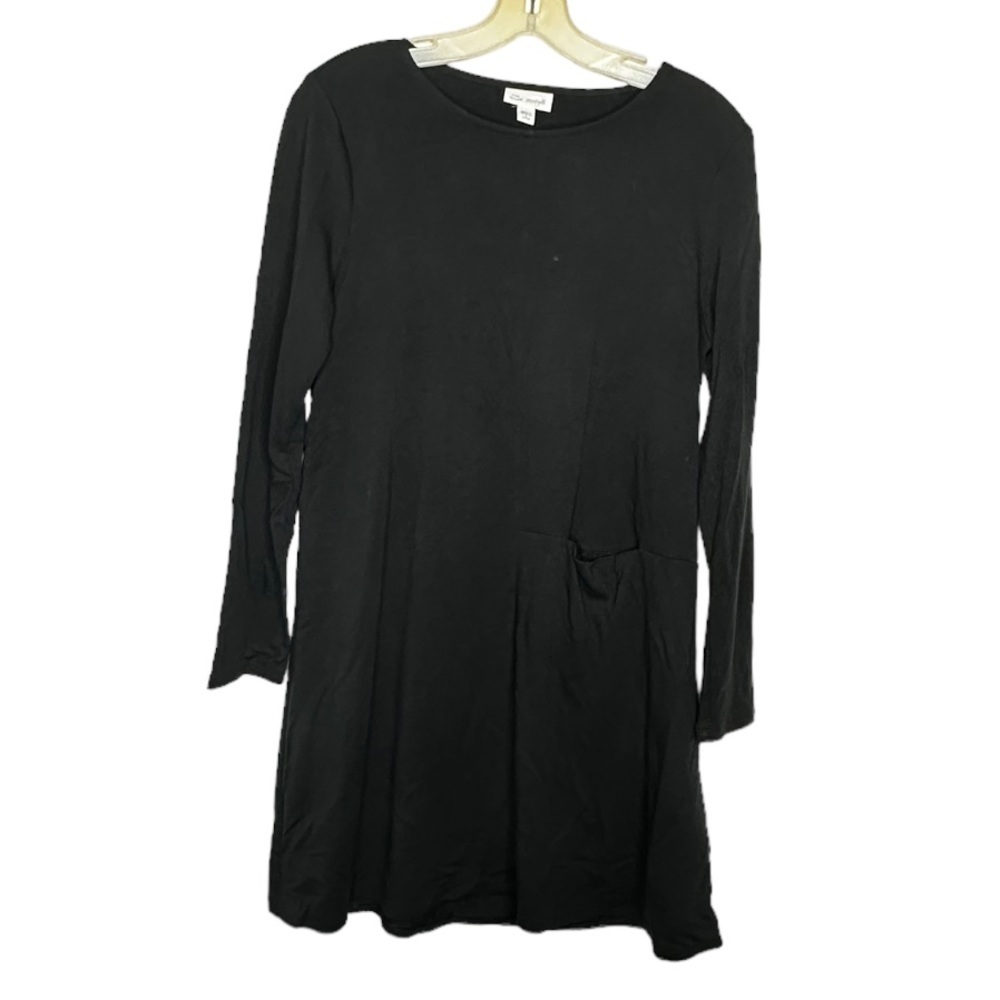 Pure Jill Luxe Tencel Black Dress With Pocket